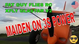 ДЕВА XFLY GLASTAR V2 НА 3S POWER!! от Fat Guy Flies Rc