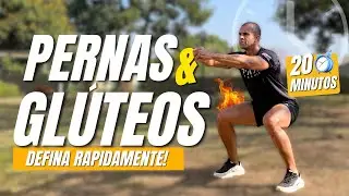 Treino de Pernas e Glúteos 🔥 Queime Gordura e Fortaleça em Casa | Sem Equipamento