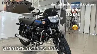 All new hero HF deluxe pro ! fully LED display! digital  instrument cluster￼ !all new prices 2025