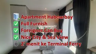 DST PROPERTY : Dijual Apartment Habourbay Batam Tipe Studio 36 m&sup2; Full Furnish