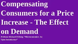 Changing consumption patterns in the presence of compensation