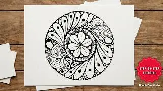 This Simple Zentangle Art Is So Satisfying | Zendoodle Art
