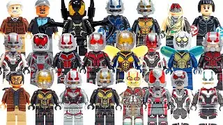 All Ant-Man | Ant-Man the Wasp | Unofficial Lego Minifigures | AntMan and the Wasp Quantumania Promo