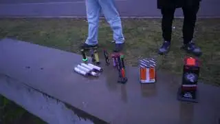 Silvester geballer in der Dämmerung #1 mit Zicken