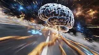 Firefly Cinematic FPV drone shot flying low and fast over an infinite  Brain Road   The road surface