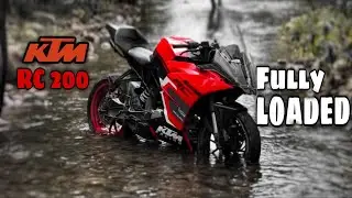 Rc 200 Fully Modified | Racing Visor | Custom Paint | Fat Tyres 