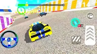 Impossible Crazy Cars Mega Ramp |Extreme Car Stunts Racing Driver Master Simulator Gameplay #racing