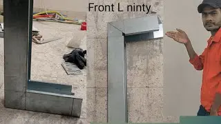 Trunking and cable tray front L 1st time we make front L ninty.very easy step to make Front L ninty