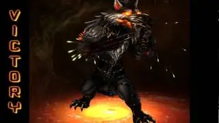 Fenrir Win/Lose animation in Smite game