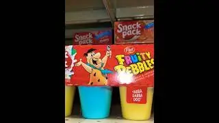 Store Find: Snack Pack Pudding #shortsvideo #food #eats #snack #snackideas #snackpack #Flinstones