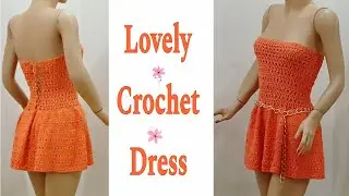 Beginner Crochet Dress/EASY Crochet Dress Tutorial  #diy