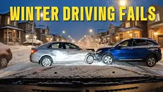 Winter Dashcam Accidents Compilation | Snowy Road Traffic Mistakes Caught on Camera