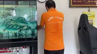 Giao hồ 1m55 x 68 x 68 view 3 mặt ống đỏ