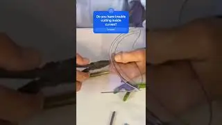 Cutting Inside Curves in Glass