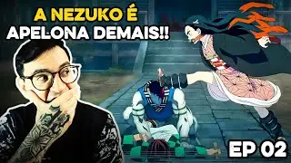Não É POSSÍVEL Que a Nezuko Seja TÃO FORTE Assim | Demon Slayer 01x02 Reaction #kimetsunoyaiba