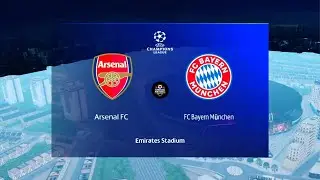 🔴Arsenal vs Bayern Munich⚪ | UCL 25/26 Matchday 5 Gameplay⚽ | PES 24