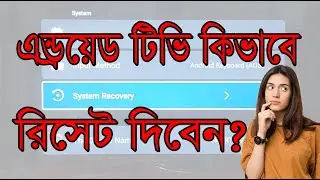 How to perform a Forced Factory Reset on an Android TV | LED TV System Recovery | Factory Reset