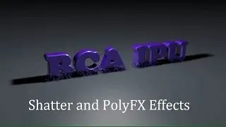 Maxon Cinema 4D Professional Tutorial (Shatter and PolyFX effect)