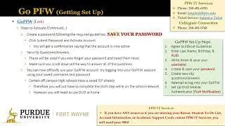 Setting Up GoPFW and DUO