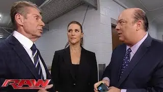 Семья Макмэнов ведёт переговоры с Полом Хейманом: Raw, 11 января 2016 г.
