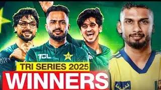 Happy Year Ending: Pak Win Tri Nation Series 2025 | Babar azam 37* | Nawaz Men of The Series |