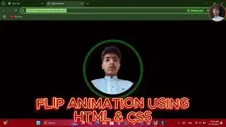 Create a 3D Flip Animation with HTML & CSS | Stunning CSS Animation Tutorial | Farhan Code Corner