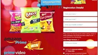 Bingo || How To Win Amazon Prime Membership For 1 Month Absolutely Free ||