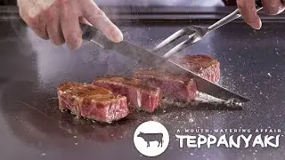 Tasting REAL Hida & Kobe Beef Teppanyaki in Tokyo, Japan