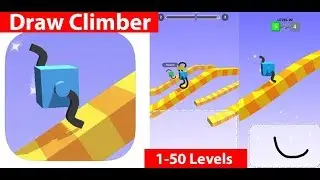 Draw Climber - 1 - 50 Levels Voodoo Gameplay