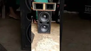unboxing p audio 400 watt v3 model orginal speaker and sound testing  and price7500₹#trending