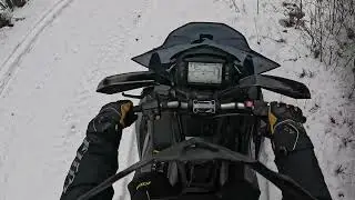 Snowmobile Trails OPENED 12 24 25 Price County Wisconsin - First Ride - Need Snow