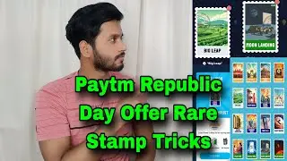 Paytm Republic Day Offer Rare Stamp Tricks 🌝🌝 | Paytm Card Trick #paytmoffer #cashbackoffertoday