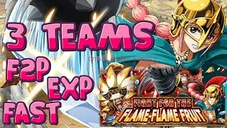OPTC - Fight for The Flame-Flame Fruit Event !! vs Burgess & Rebecca !! 3 TEAMS !!!