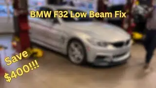 BMW F30 Low Beam Bulb Replacement in Minutes (Save Your Money)