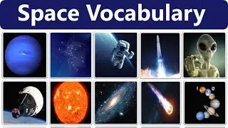 Astronomy Vocabulary | Space Vocabulary in English | Learn Galaxy, Nebula & Star Names with Pictures