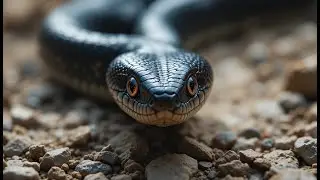 Ultra Close-up of Snake Eye | Insects AI Art | 05