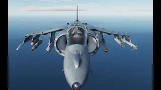 DCS World AV-8B N/A Harrier all guided weapon procedures in one video JDAM,Mavericks,APKWS,Sidearm..