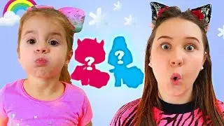 Ruby and Bonnie pretend play with Cloudees Toys