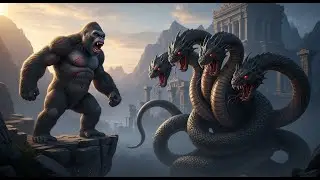Monster evolution king kong faces the three headed beast
