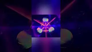 Neon Rays #starscape #art #spraypaintart #asmr #cats #blacklight #neon #starscape