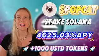 Tipps f&uuml;r Farming: Stake POPCAT Token in popcatsolana f&uuml;r 4625.03%% APY