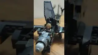 Navish has build a unique design military aircraft from sluban blocks.