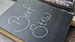 Chalk on Tabletop Easel Chalkboard #chalkboard #weddingdecor
