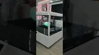 Hologram Pyramid Display Showcase Holographic 3D Advertising Equipment For Exhibition