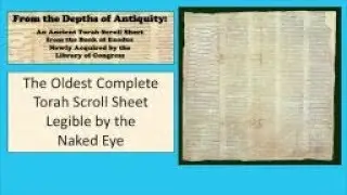 From the Depths of Antiquity: Newly Acquired Torah Scroll