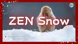 【ZEN Snow】 Calm Japanese Winter BGM｜1 Hour of Peaceful Ambience