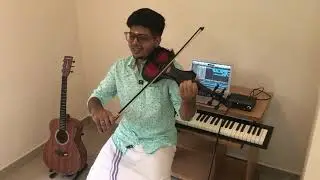 Thiruvaavaniraavu | Jacobinte Swargarajyam | Violin cover | Aromal Sreenivasan | Elbin Bayer