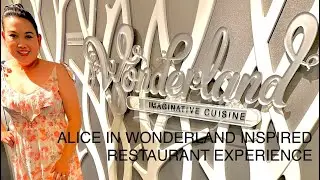 WONDERLAND, Imaginative Cuisine. At Royal Caribbean Symphony of the Seas (12/09/22)