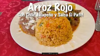 Arroz Rojo con Chile Jalape&ntilde;o y Salsa El Pato - Como hacer Arroz Rojo con Chile Jalape&ntilde;o