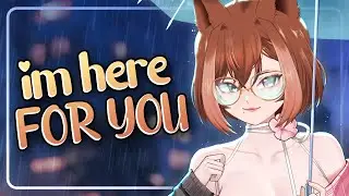 Sweet Girlfriend Soothes You During a Thunderstorm || ASMR RP | F4A | Love, Comfort, Rain